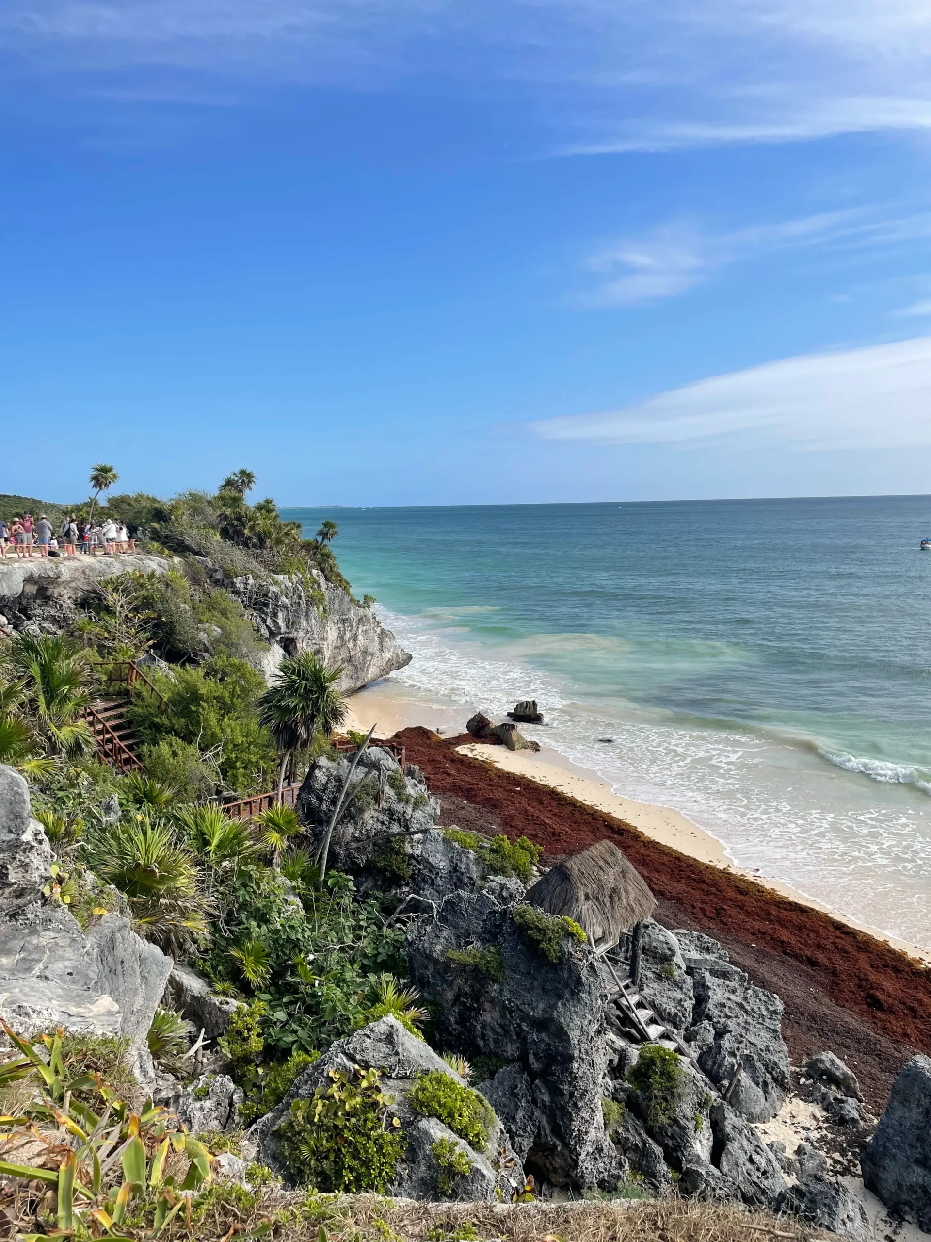 Zona Arqueológica de Tulum Datos Curiosos 21 acantilado tulum