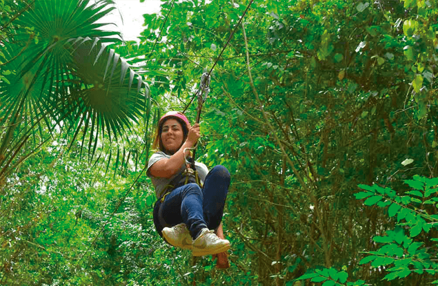 tirolesa en tour 4x1